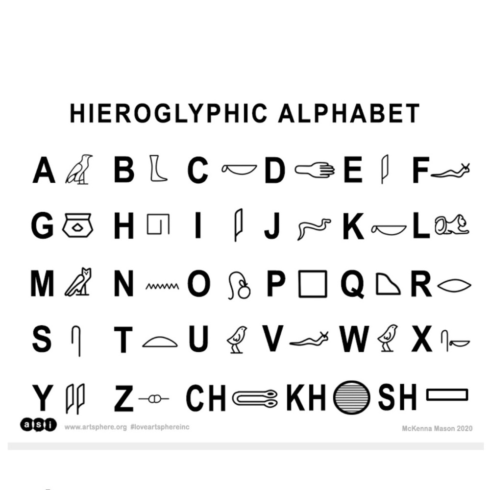 Large Egyptian Solid Silver Cartouche Pendant And… - image 8